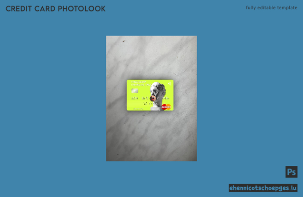 USA Synchrony Financial Bank Mastercard Photolook Beispielvorschau